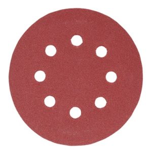 Random Orbital Sanding Discs - Red 125mm. (PKT X5)